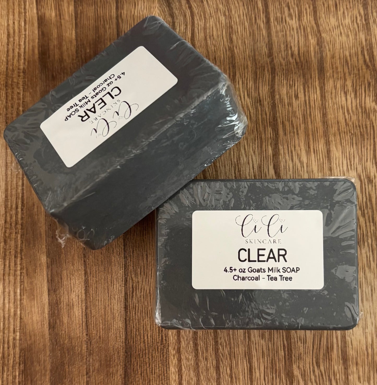 Clear- Activated Charcoal & Tea Tree Oil Goat Milk Soap