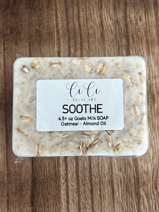 Soothe- Oatmeal & Almond Oil Goat Milk Soap