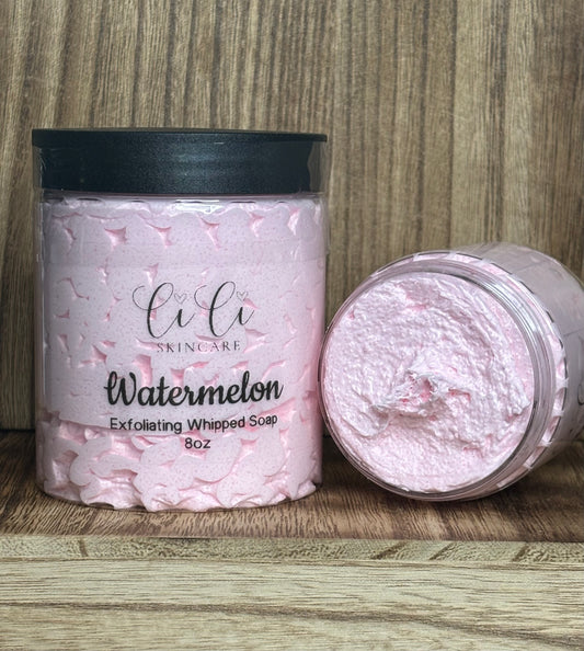 Watermelon Exfoliating Whipped Soap
