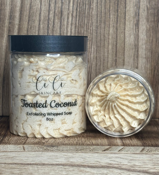 Toasted Coconut Exfoliating Whipped Soap