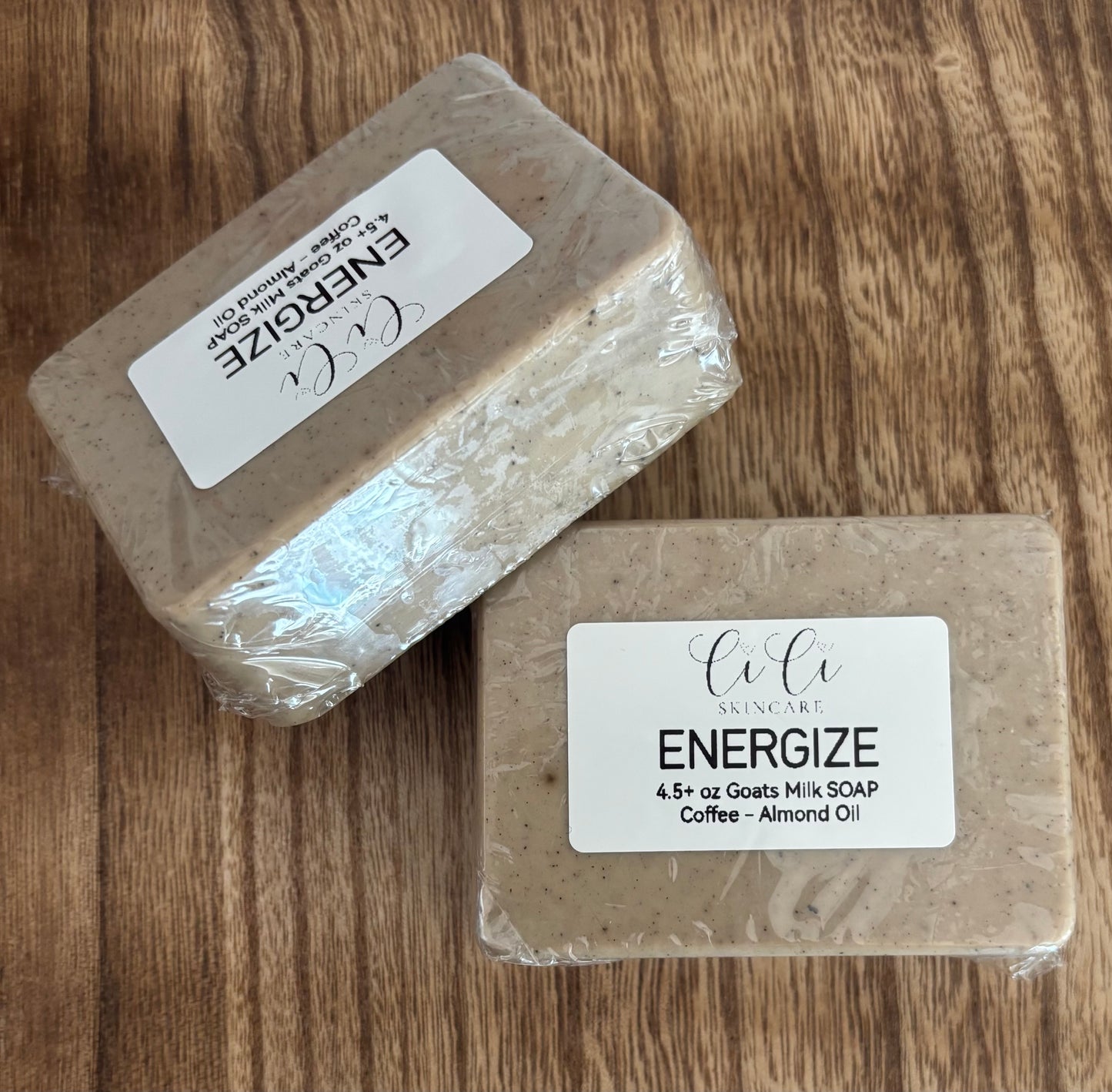 Energize- Coffee & Almond Oil Goat Milk Soap