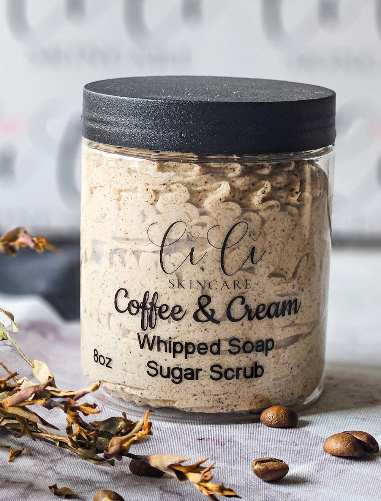 Coffee & Cream Exfoliating Whipped Soap